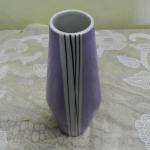 Fialová váza s pruhy, brusel - J. Marek, Royal Dux Fialová váza s pruhy, brusel - J. Marek, Royal Dux