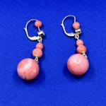 Zlaté náušnice s korály Zlaté náušnice s korály