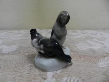 Porcelánová plastika, kachny - Dubí u Teplic Porcelánová plastika, kachny - Dubí u Teplic