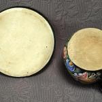 Šálek s podšálkem, ruční malba, zn. Klenčí Šálek s podšálkem, ruční malba, zn. Klenčí