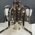 Niklový lustr ve stylu Bauhaus, Funkcionalismus, 1930 Niklový lustr ve stylu Bauhaus, Funkcionalismus, 1930