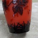 Oranžovo-červená váza - Loetz Richard Oranžovo-červená váza - Loetz Richard