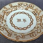 Talíř s monogramem, zn. P&L (Ostrov u Karl.Varů)  Talíř s monogramem, zn. P&L (Ostrov u Karl.Varů)