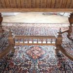 Starožitný rozkládací stůl dub, řezbovaný Starožitný rozkládací stůl dub, řezbovaný