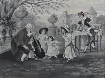 Gobelín - Hodina hudby (Francie)   Gobelín - Hodina hudby (Francie)