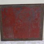 Stará reklamní smaltovaná cedule Vzorná Obec 1962 Stará reklamní smaltovaná cedule Vzorná Obec 1962