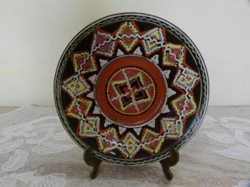 Autorský keramický talíř, signováno - Užgorod, RU Autorský keramický talíř, signováno - Užgorod, RU