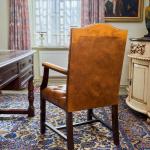 Kožené křeslo k psacímu stolu Chesterfield Kožené křeslo k psacímu stolu Chesterfield