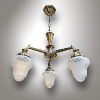 Mosazný lustr T 7554 Mosazný lustr T 7554