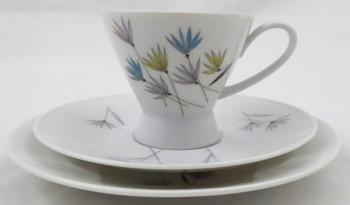 Moca šálek s dezertním talířkem - Rosenthal, Grass Moca šálek s dezertním talířkem - Rosenthal, Grass