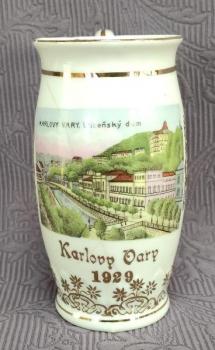 Pítko / pohárek - Karlovy Vary 1929  Pítko / pohárek - Karlovy Vary 1929