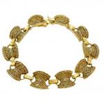 THEODOR FAHRNER, STŘÍBRNÝ NÁRAMEK S MARKAZITY THEODOR FAHRNER, STŘÍBRNÝ NÁRAMEK S MARKAZITY