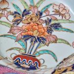 Japonský porcelánový holicí talíř Imari v dárkové Japonský porcelánový holicí talíř Imari v dárkové