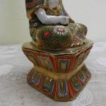 Bohatě zdobená soška, Buddha - Satsuma, Japonsko Bohatě zdobená soška, Buddha - Satsuma, Japonsko