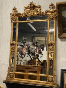 Zlacené zrcadlo zdobené A  Zlacené zrcadlo zdobené A