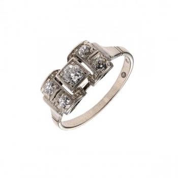 Prsten s diamanty Art Deco Prsten s diamanty Art Deco
