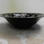 Malovaná tmavě fialová mísa Malovaná tmavě fialová mísa