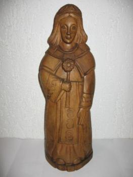 Dřevěná socha - otevírací - na láhev Dřevěná socha - otevírací - na láhev