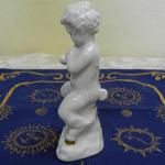 Zlacená bílá soška Fauna - Kunstabteilung, Německo Zlacená bílá soška Fauna - Kunstabteilung, Německo