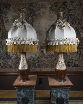 167. Pár dekorativních lamp v secesním stylu 167. Pár dekorativních lamp v secesním stylu