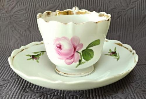 Šálek s podšálkem, zn. Míšeň Šálek s podšálkem, zn. Míšeň