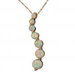 Zlatý náhrdelník s opály Zlatý náhrdelník s opály