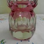 Autorská fialová broušená váza Autorská fialová broušená váza