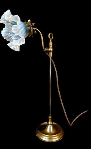 Secesní opálová lampa Secesní opálová lampa