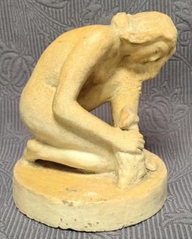 Ženský akt s psíkem Ženský akt s psíkem