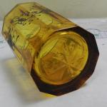 Broušená zlacená sklenice Broušená zlacená sklenice