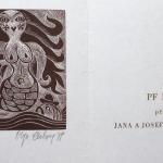 Olga Čechová - 4 x PF 1980, Kroužek přátel výtvarn Olga Čechová - 4 x PF 1980, Kroužek přátel výtvarn