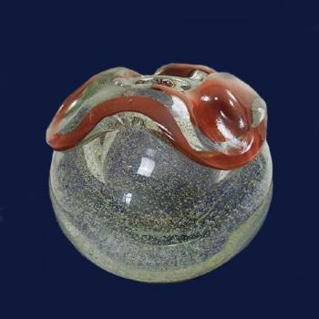 Váza s bublinkami, koule - J. Svoboda, Škrdlovice Váza s bublinkami, koule - J. Svoboda, Škrdlovice