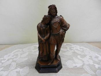 Keramické sousoší, panovník s chotí - Čechy Keramické sousoší, panovník s chotí - Čechy