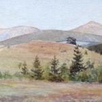 Hugo Carlberg, připsáno - Pohled do kopcovité kraj Hugo Carlberg, připsáno - Pohled do kopcovité kraj