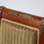 Starožitný Empírový hrací set stůl a židle Starožitný Empírový hrací set stůl a židle