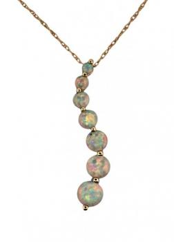 Zlatý náhrdelník s opály Zlatý náhrdelník s opály