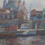 Pohled na Drážďany s Frauenkirche Pohled na Drážďany s Frauenkirche