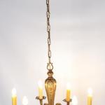 Párové starožitné lustry Mazarin Bronzové Párové starožitné lustry Mazarin Bronzové