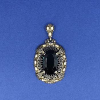 Stříbrný přívěsek s kamenem, Fahrmer Stříbrný přívěsek s kamenem, Fahrmer