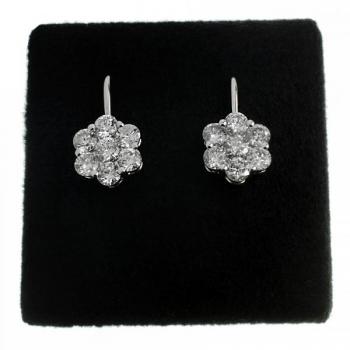 Zlaté briliantové náušnice Zlaté briliantové náušnice