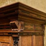 Holandská renesanční skříň (”Beeldenkast”) 17. st  Holandská renesanční skříň (”Beeldenkast”) 17. st