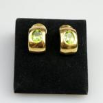 Zlaté náušnice s peridoty Zlaté náušnice s peridoty