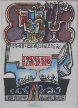 Josef Liesler - Exlibris ( Enrico Mantero ) Josef Liesler - Exlibris ( Enrico Mantero )