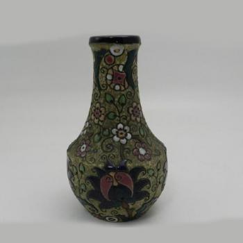 Secesní váza, plastický reliéf - Amphora Teplice Secesní váza, plastický reliéf - Amphora Teplice