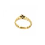 Zlatý prsten s briliantem Zlatý prsten s briliantem