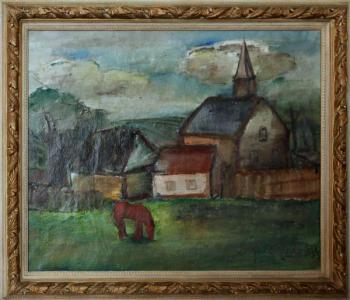 Pohled na vesnici - Georges Goldkorn Pohled na vesnici - Georges Goldkorn