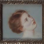 Alois Porges - Portrét dívčí hlavy Alois Porges - Portrét dívčí hlavy
