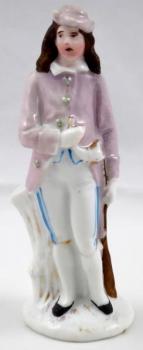 Porcelánová soška lovce Porcelánová soška lovce
