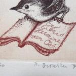 Rudolf Broulím - Dvě exlibris, Oznámení, Hermi van Rudolf Broulím - Dvě exlibris, Oznámení, Hermi van