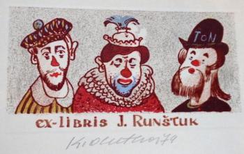Karel Oberthor - Ex libris J. Runštuk Karel Oberthor - Ex libris J. Runštuk
